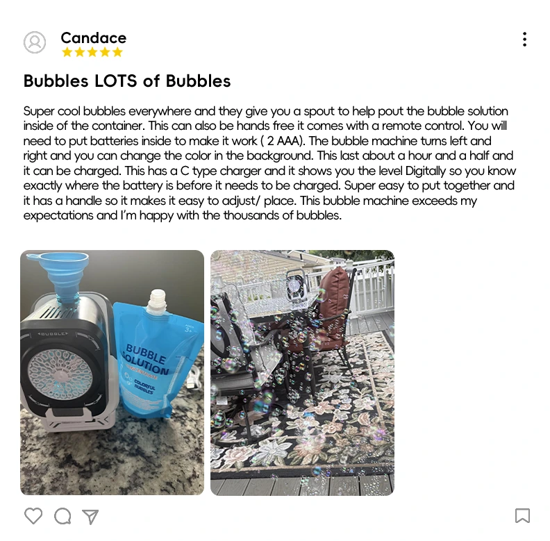 Candace customer review with photo for model 988